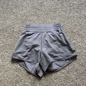 Grey lulu lemon shorts